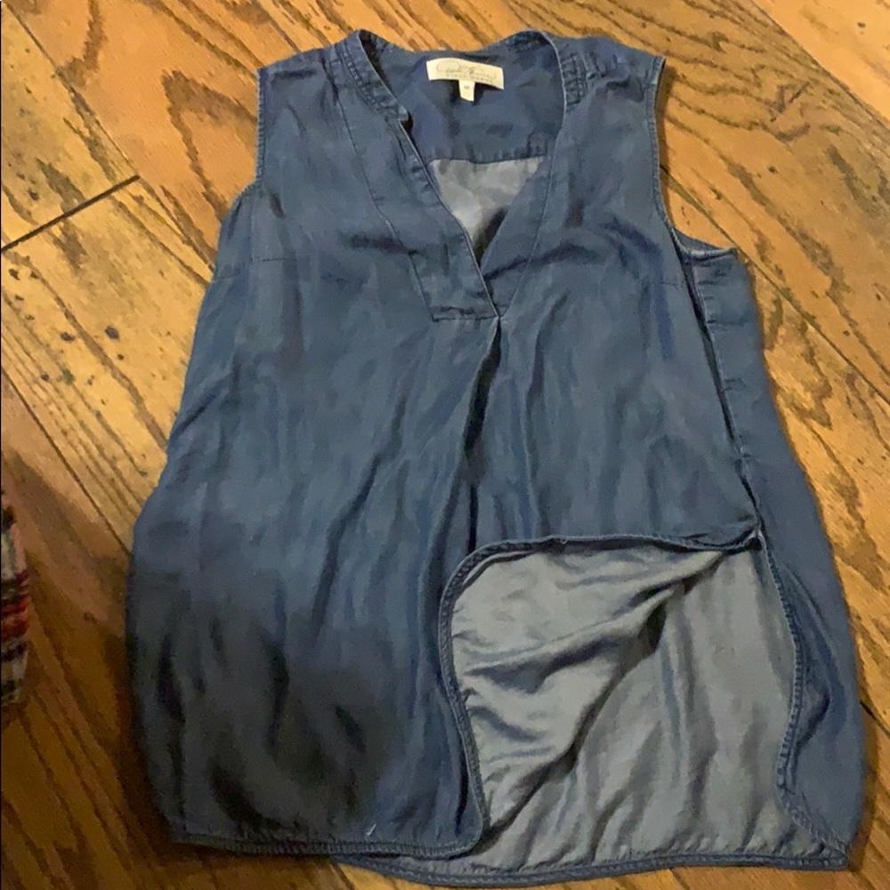 Denim tank